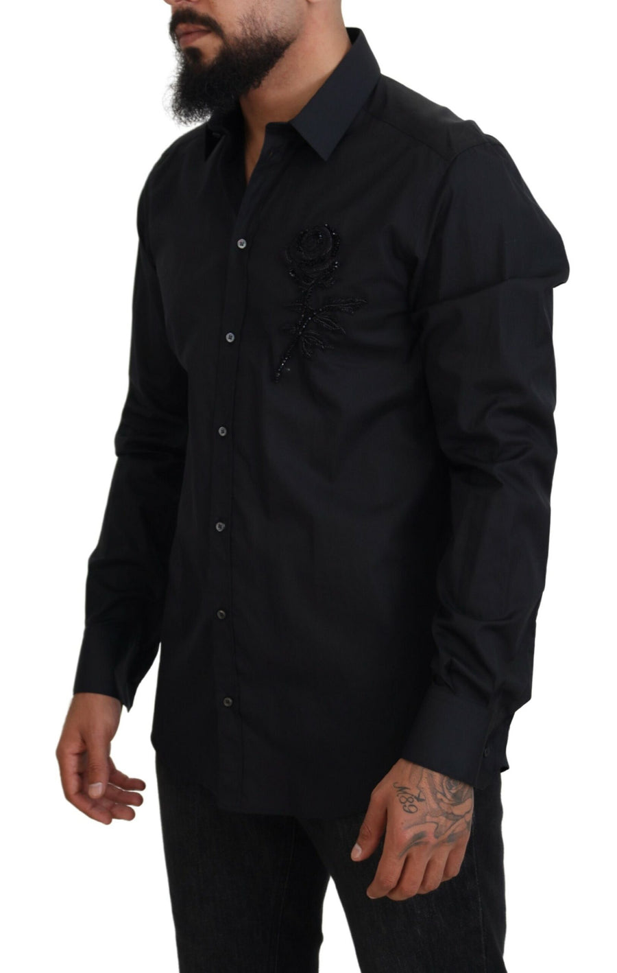 Dolce & Gabbana 100% Cotton shirt in black