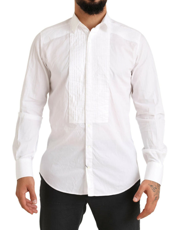 Dolce & Gabbana 100% Cotton dress shirt in white