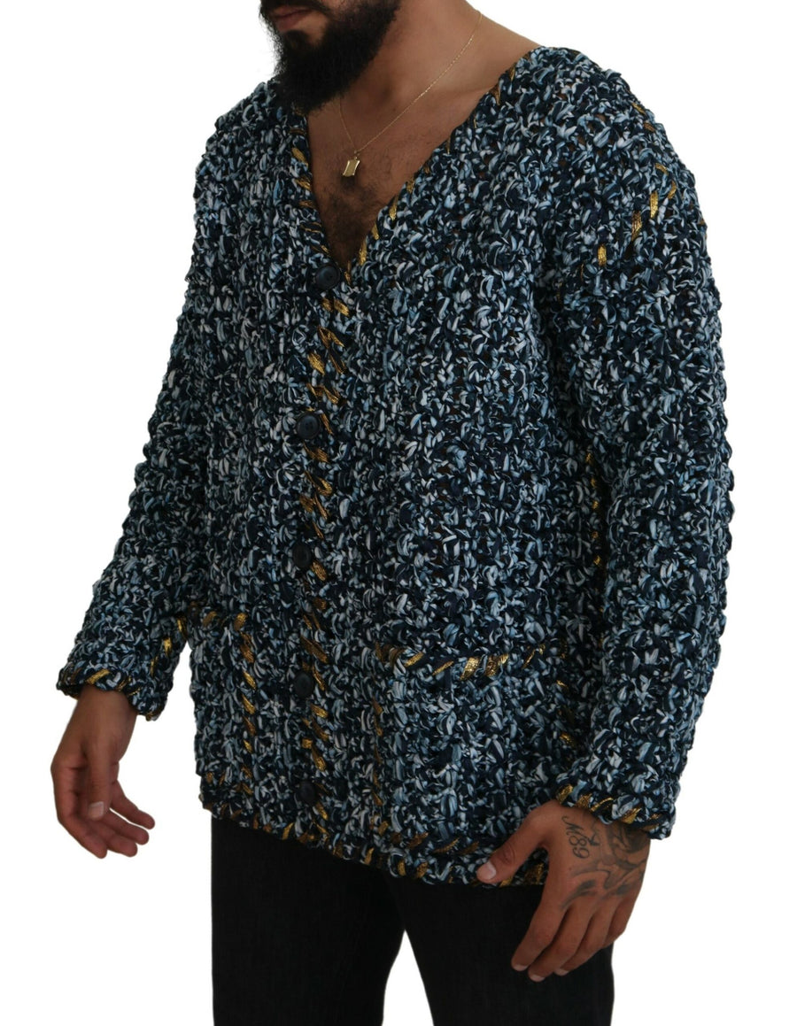 Dolce & Gabbana 5% Elastane cardigan in blue
