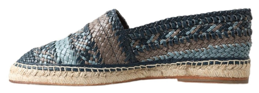 Dolce & Gabbana 100% Leather espadrille in blue