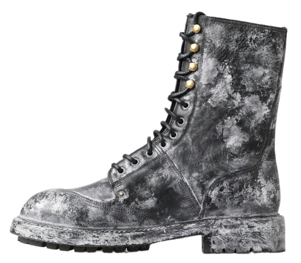 Dolce & Gabbana 15% Lambskin boot in black