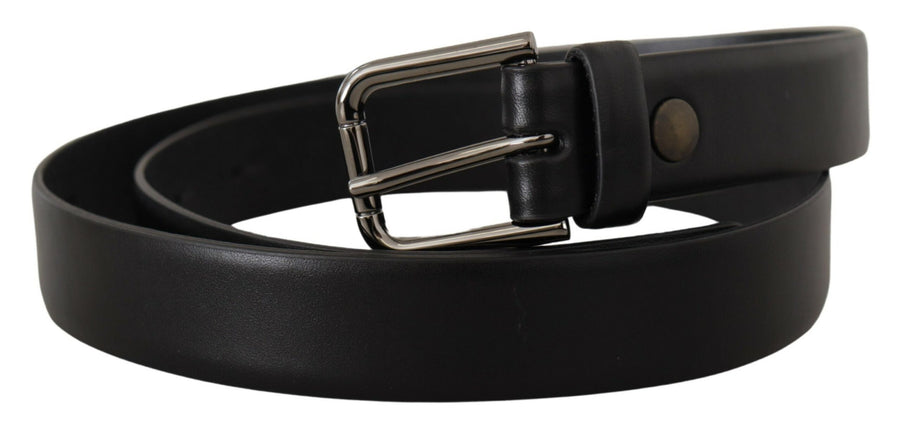 Dolce & Gabbana Leather belt in black