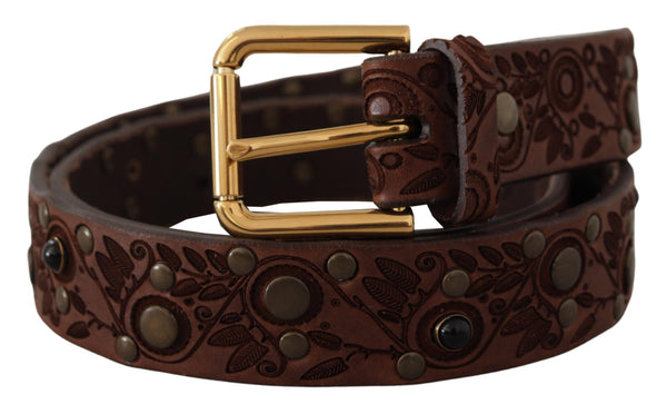 Dolce & Gabbana Leather belt in brown