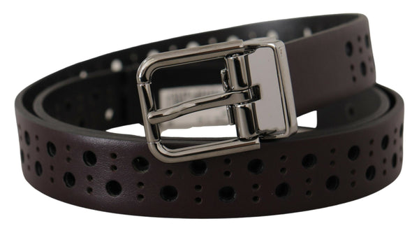 Dolce & Gabbana Leather belt in purple