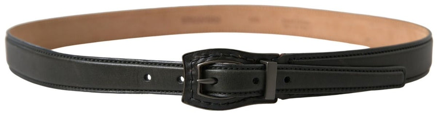 Ermanno Scervino 100% Leather belt in black