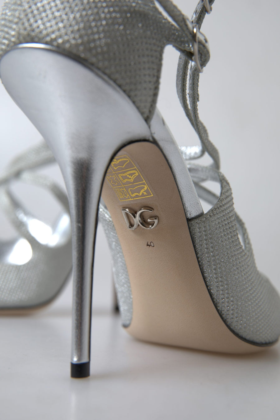 Dolce & Gabbana 41% PU heel in silver