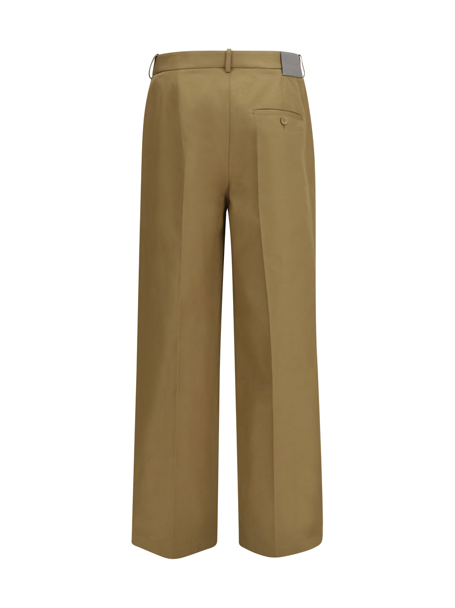 Chino Pants Camel Cotton Trousers