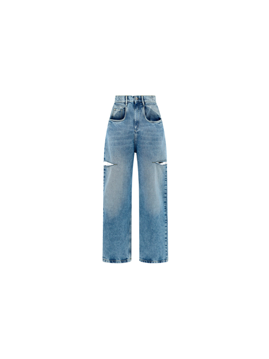 Maison Margiela 100% cotton jeans in blue