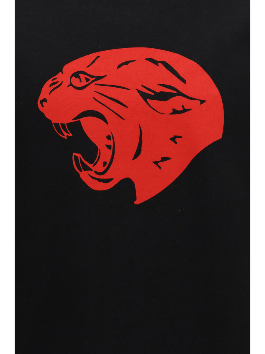 Sweatshirt Panther Black-Red Black/red Cotton Sweatshirts