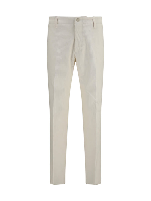 Lardini 100% Viscose trousers in beige