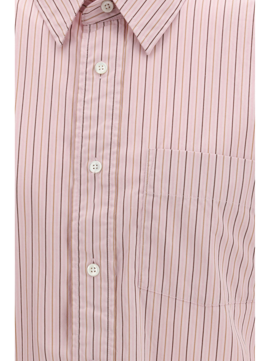 Shirt New Base Pink Stripe Cotton