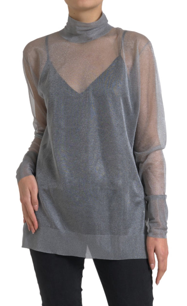 Dolce & Gabbana 100% Polyester blouse in gray