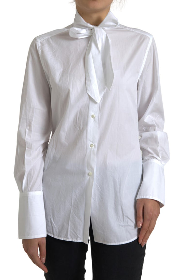 Dolce & Gabbana 100% Cotton blouse in white