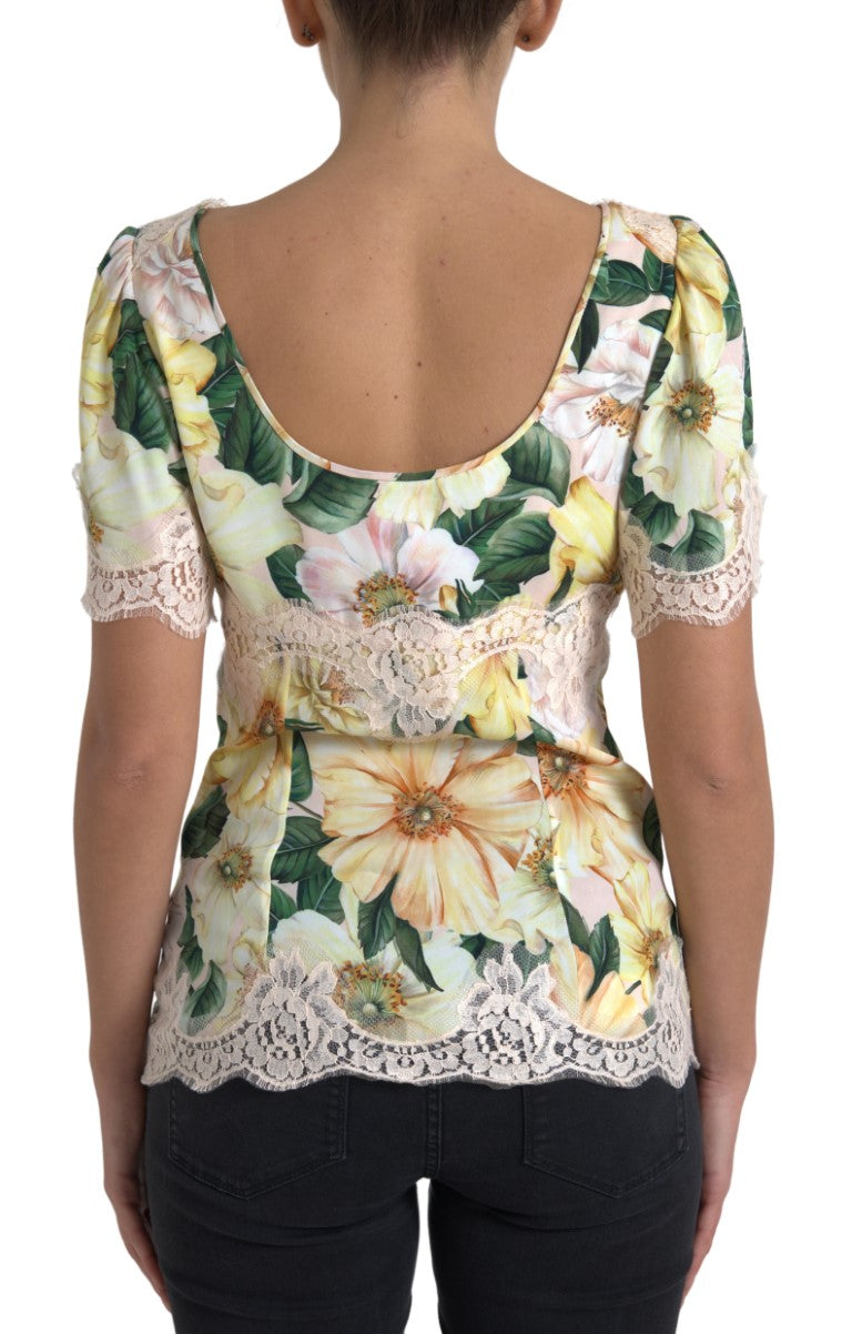 Dolce & Gabbana 66% Silk blouse in multicolor