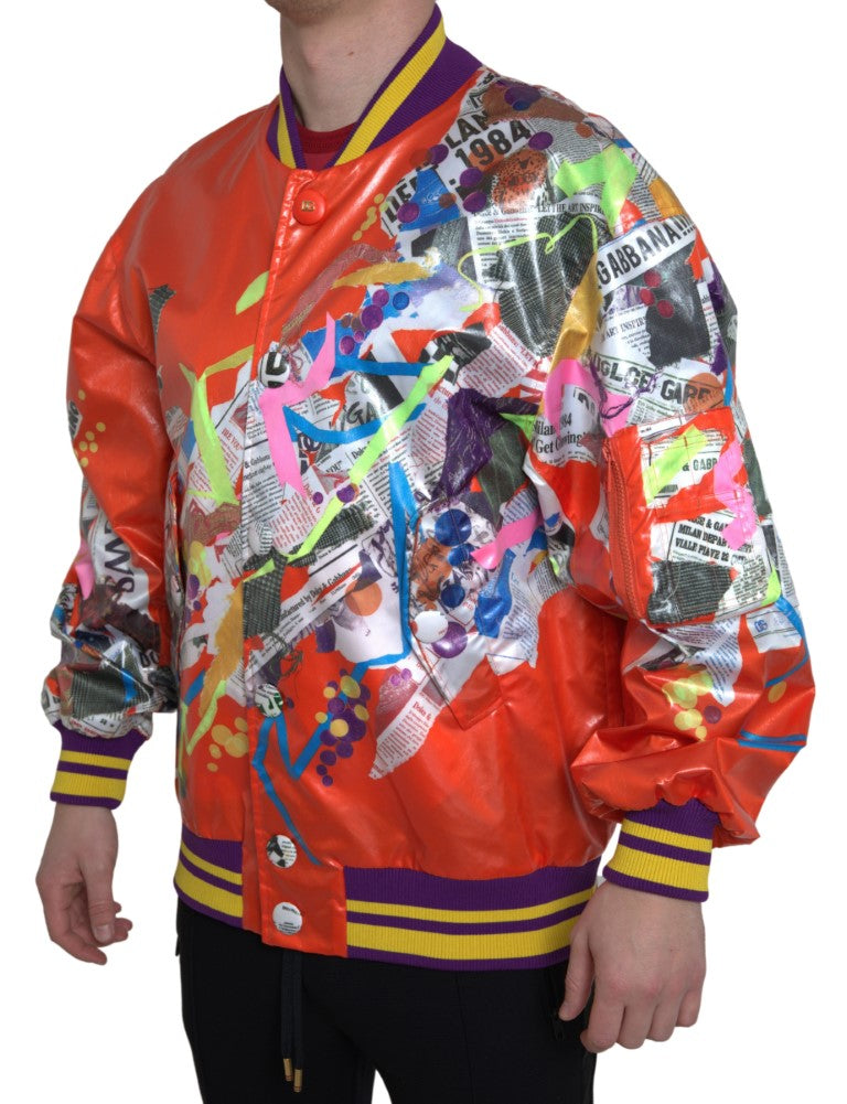 Dolce & Gabbana 100% Polyester jacket in orange