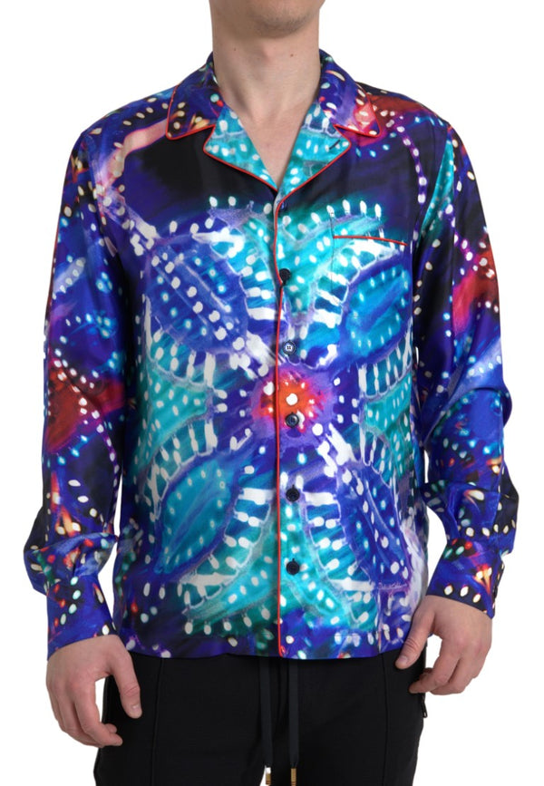 Dolce & Gabbana 100% Silk shirt in multicolor