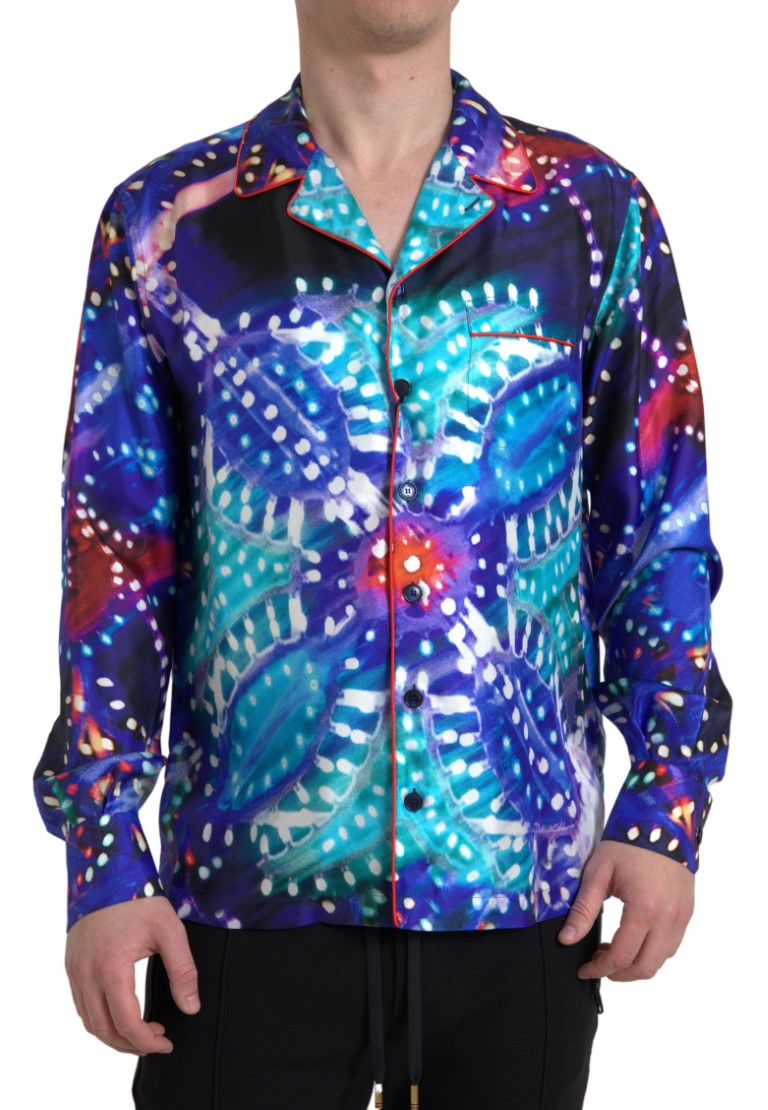 Dolce & Gabbana 100% Silk shirt in multicolor