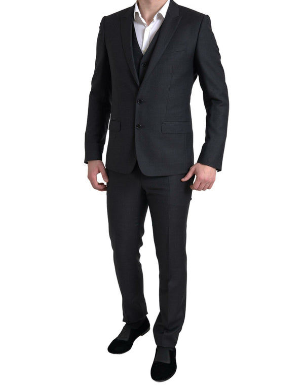 Dolce & Gabbana 100% Virgin Wool suit in black