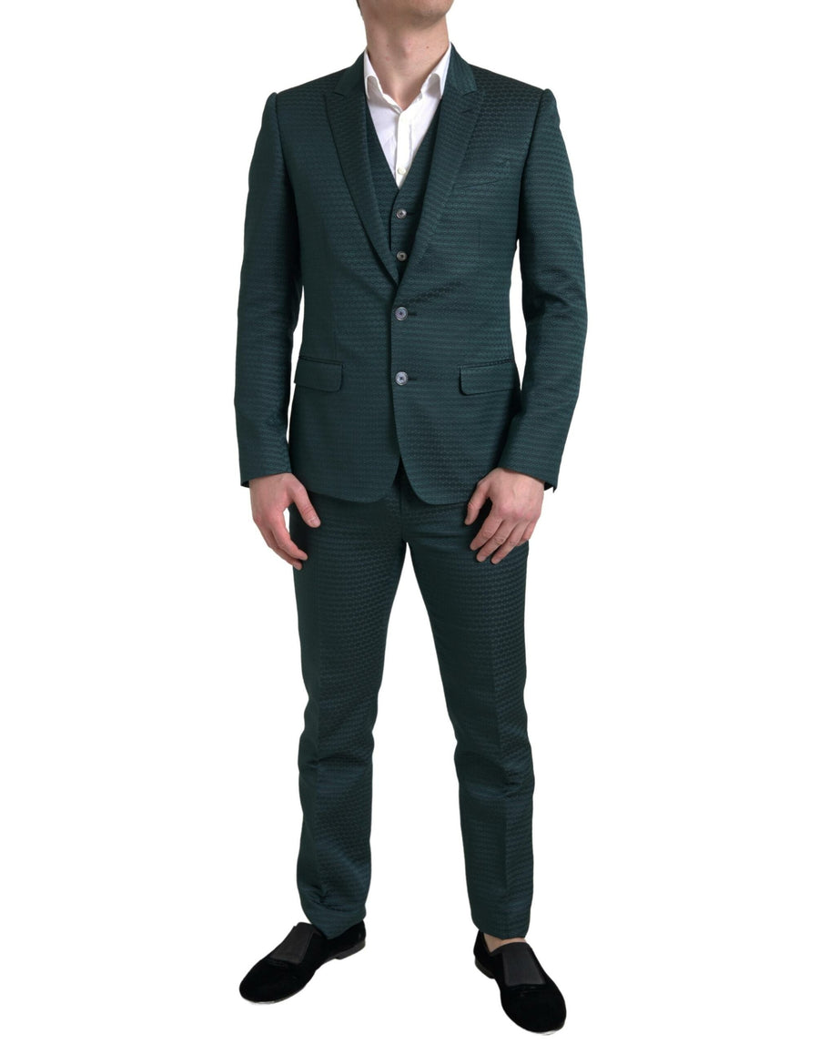 Dolce & Gabbana 46% Cotton pant suit in green