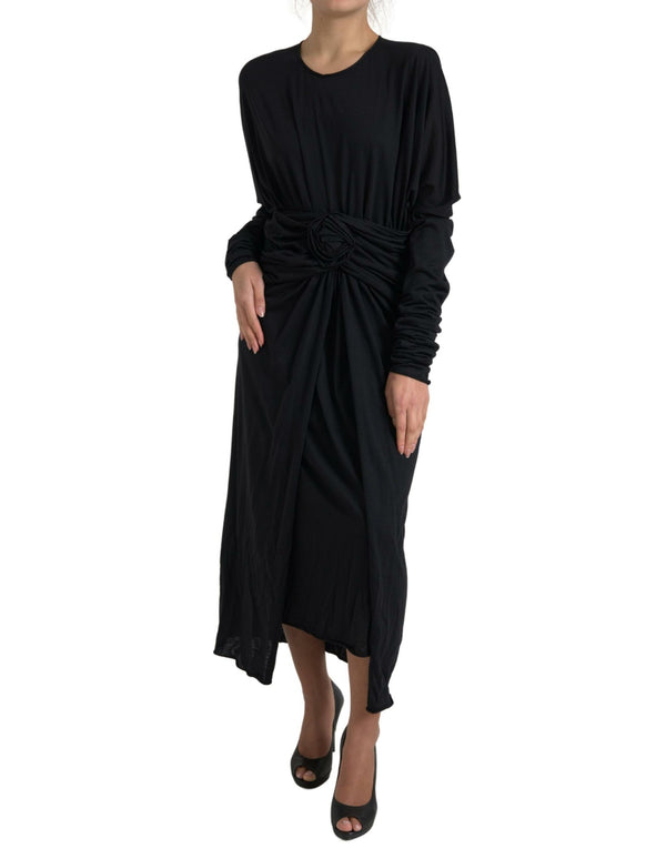 Dolce & Gabbana 100% Wool; Lining: 53% Cotton dress in black