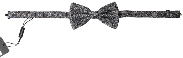 Dolce & Gabbana 100% Silk bow tie in black