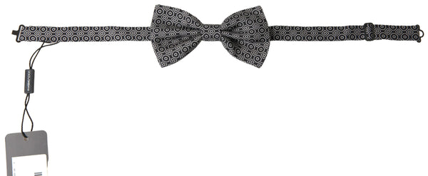 Dolce & Gabbana 100% Silk bow tie in black