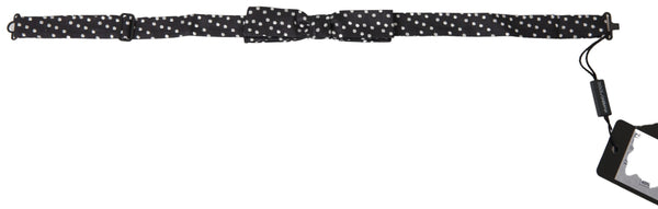 Dolce & Gabbana 100% Silk bow tie in black