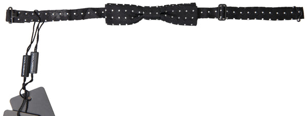 Dolce & Gabbana 100% Silk bow tie in black