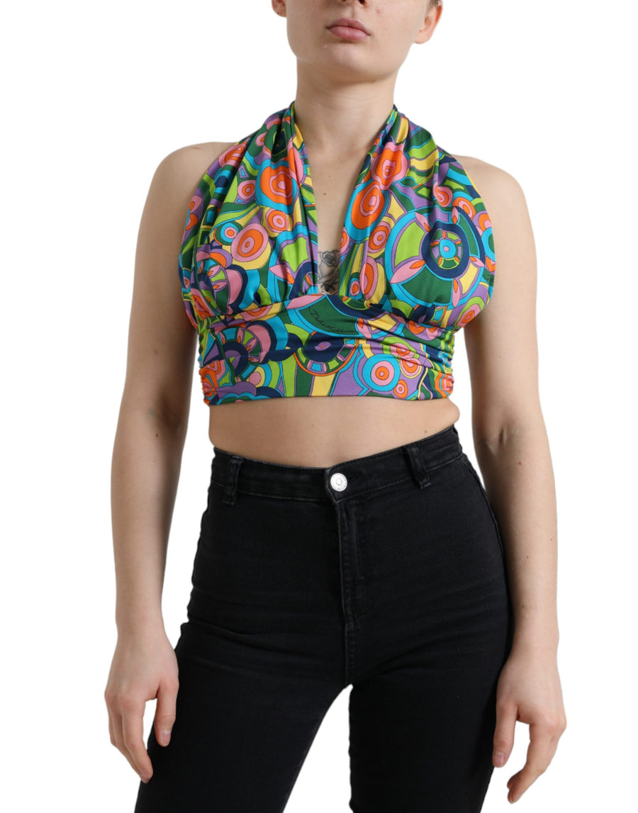 Dolce & Gabbana 91% Silk tank top in multicolor