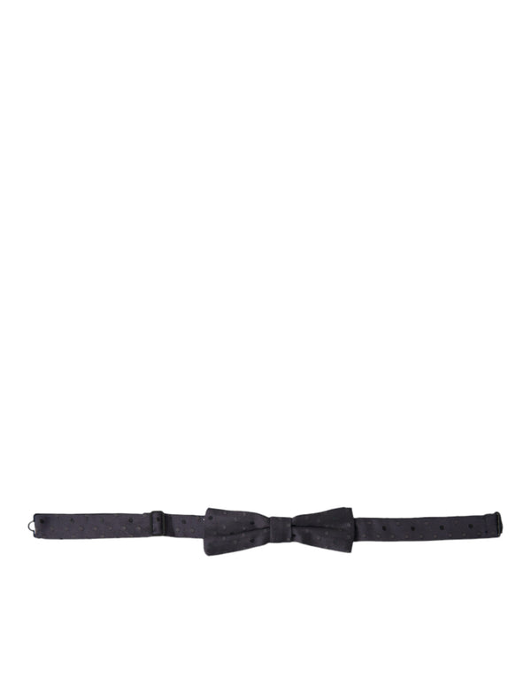 Dolce & Gabbana 100% Silk bow tie in blue