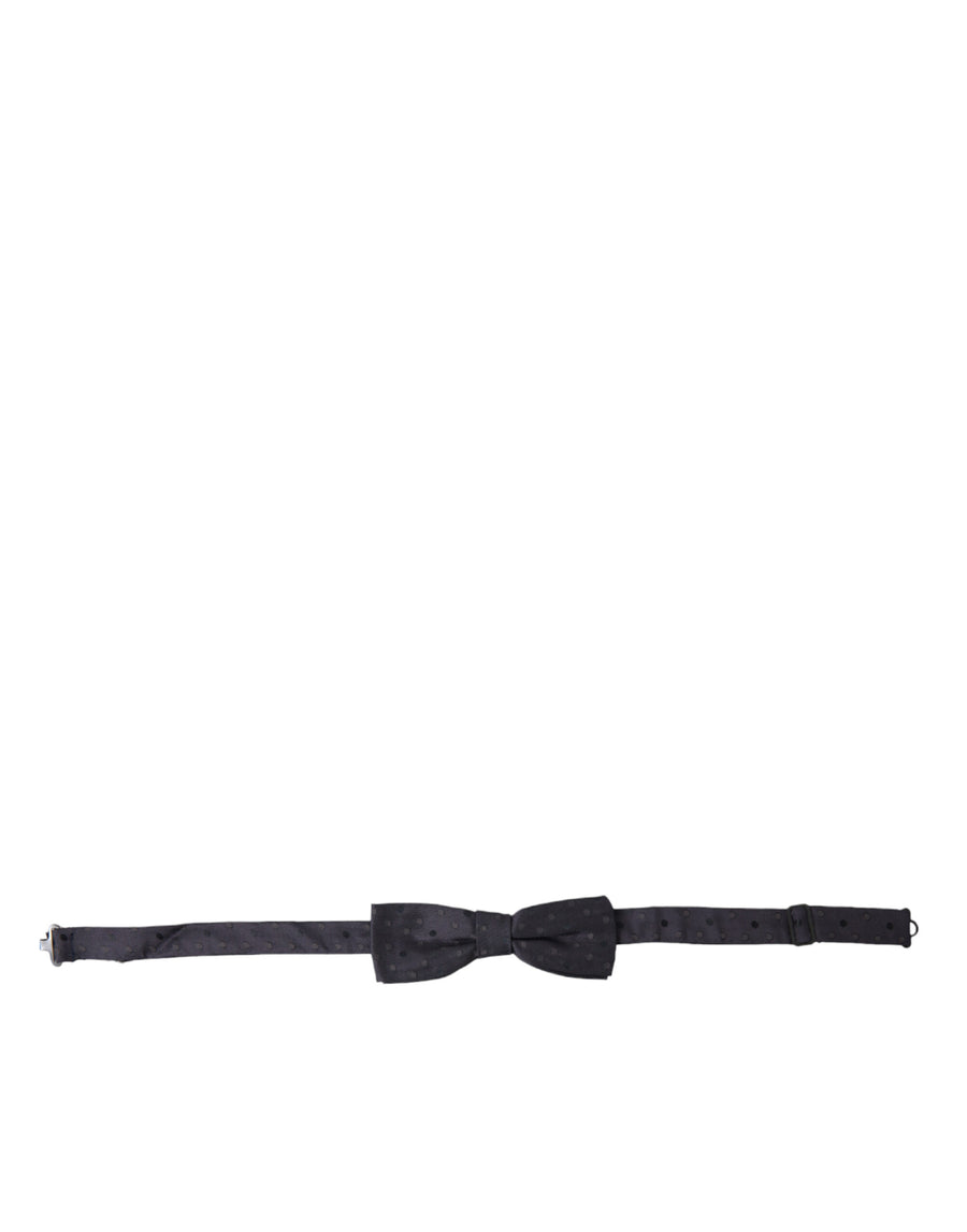 Dolce & Gabbana 100% Silk bow tie in blue
