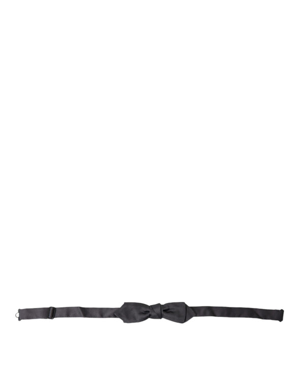 Dolce & Gabbana 100% Silk bow tie in gray