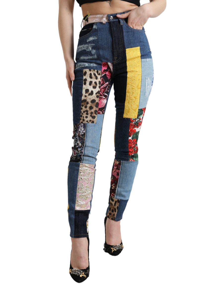 Dolce & Gabbana 53% Cotton jeans in multicolor