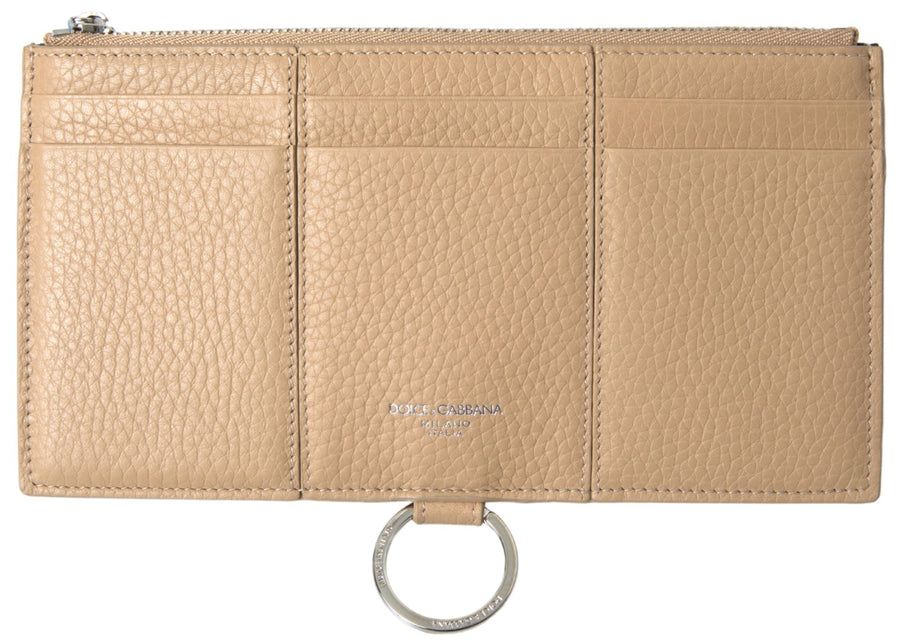 Dolce & Gabbana 100% Leather wallet in beige