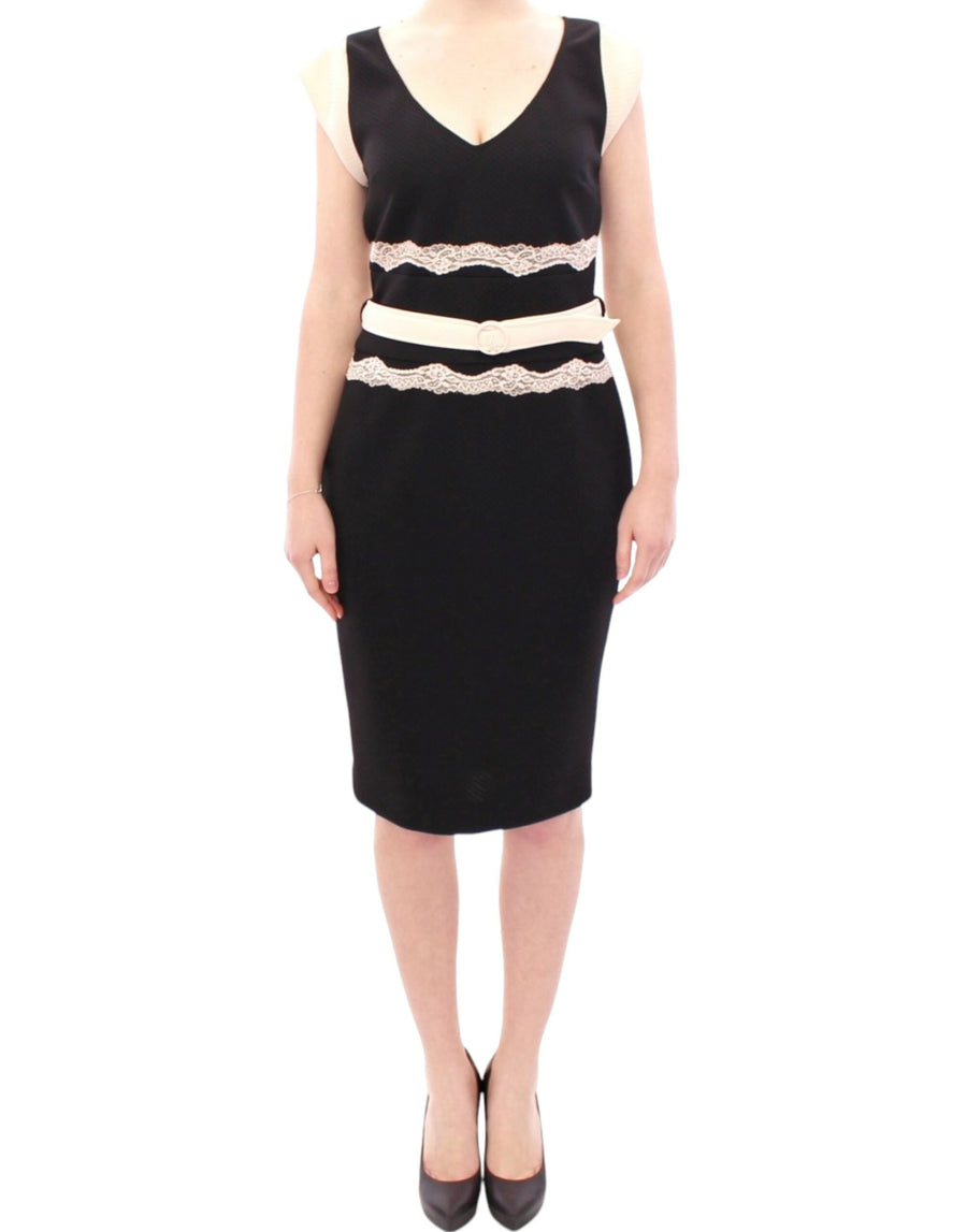 Roberto Cavalli 100% Polyester dress in black