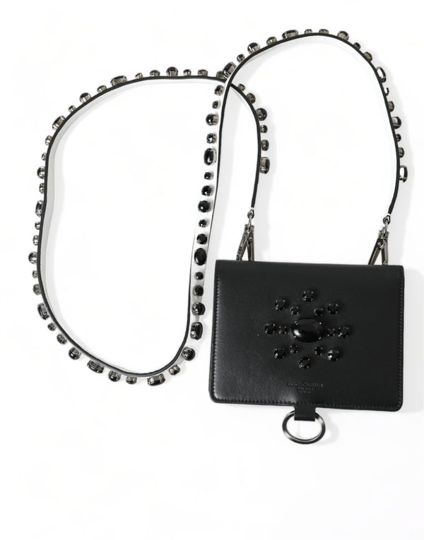 Dolce & Gabbana Leather card case in black