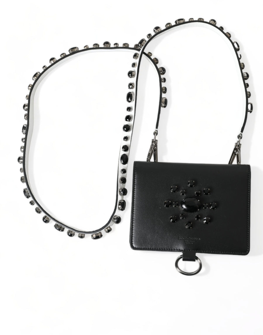 Dolce & Gabbana Leather card case in black