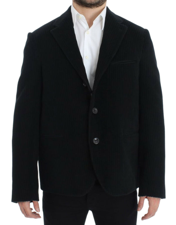 Dolce & Gabbana 88% Cotton blazer in black
