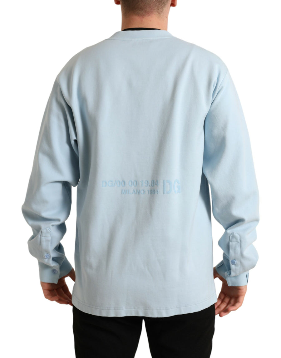 Dolce & Gabbana 92% Cotton 8% Elastane shirt in blue