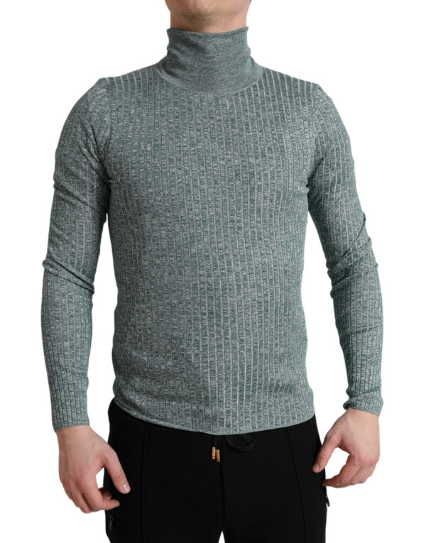 Dolce & Gabbana 64% Polyester sweater in green