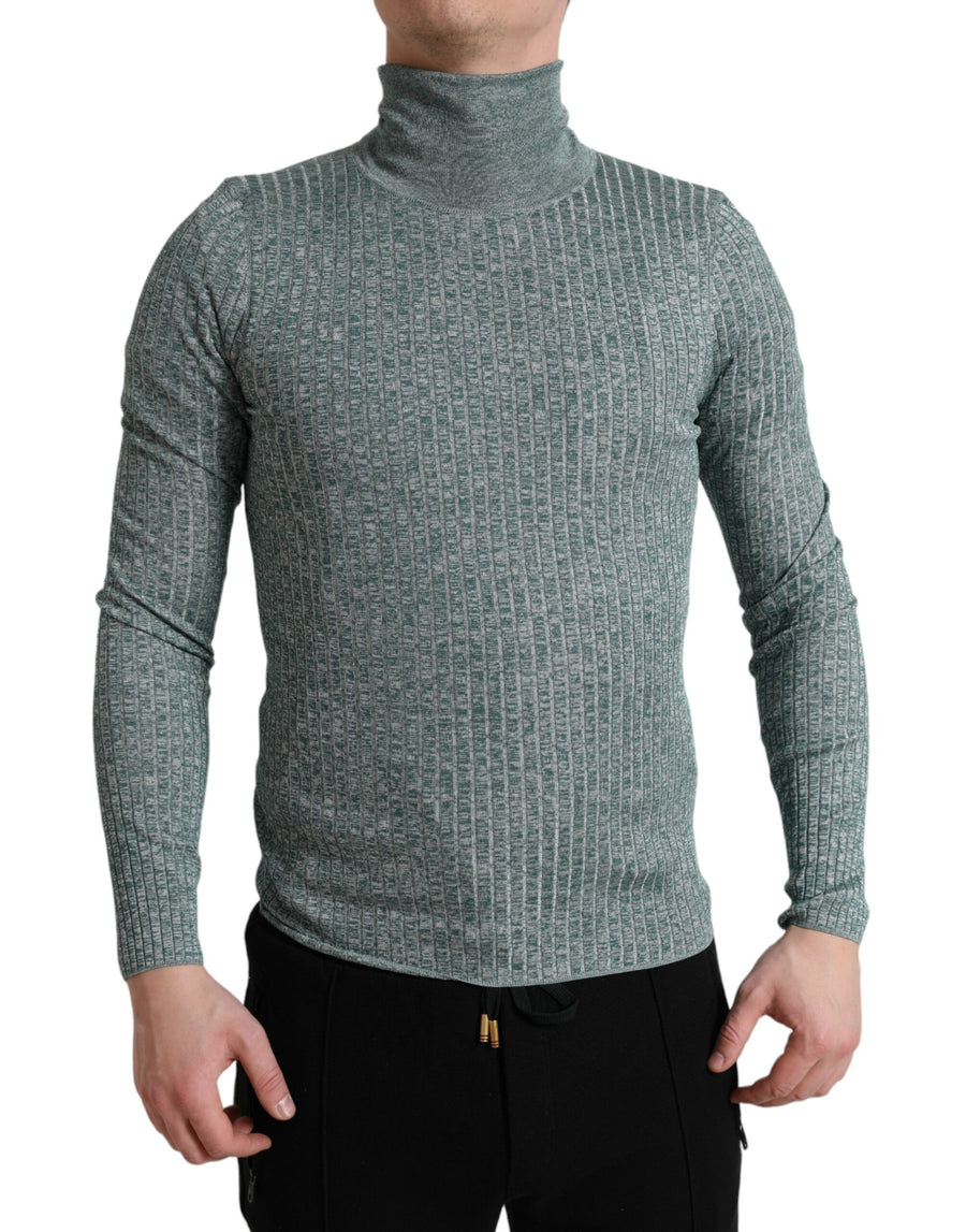 Dolce & Gabbana 64% Polyester sweater in green