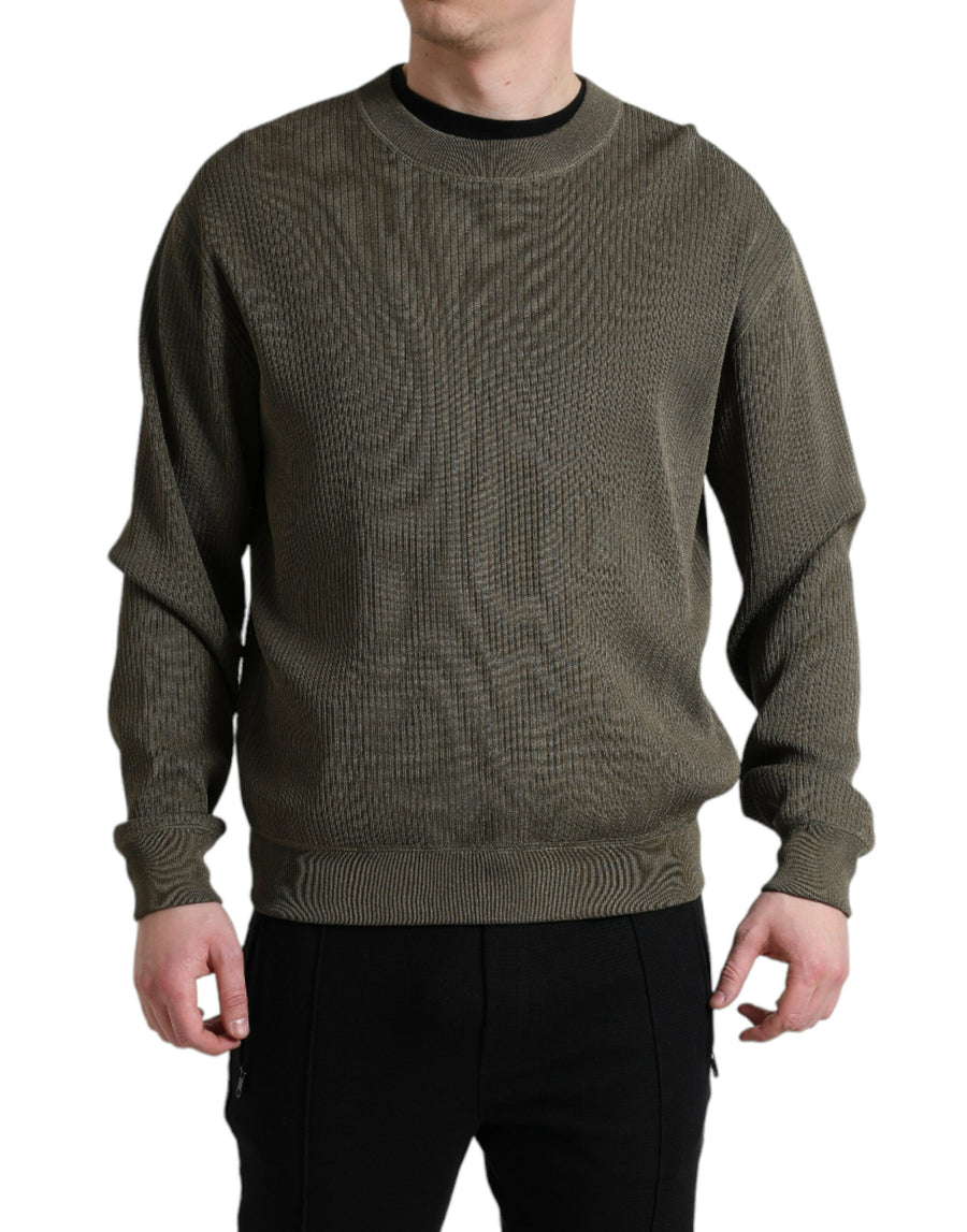 Dolce & Gabbana 88% Viscose 12% Polyester sweater in green