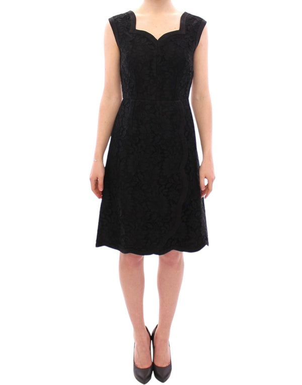 Dolce & Gabbana 50% Cotton dress in black