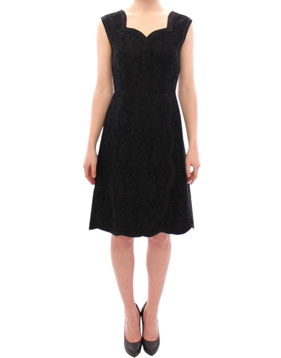 Dolce & Gabbana 50% Cotton dress in black