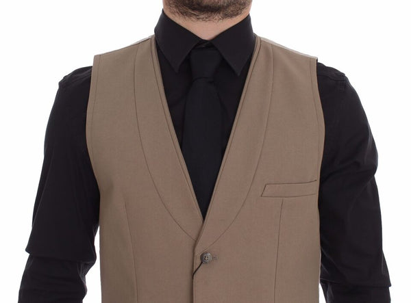 Dolce & Gabbana 100% Cotton vest in beige