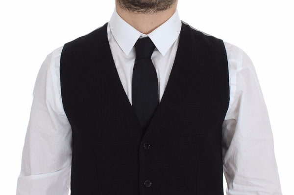 Dolce & Gabbana 100% Silk vest in black