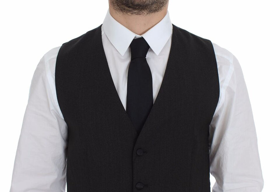 Dolce & Gabbana 54% Polyester vest in gray