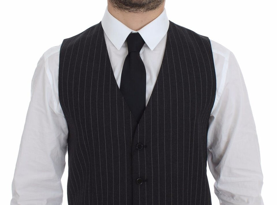 Dolce & Gabbana 97% Wool vest in gray