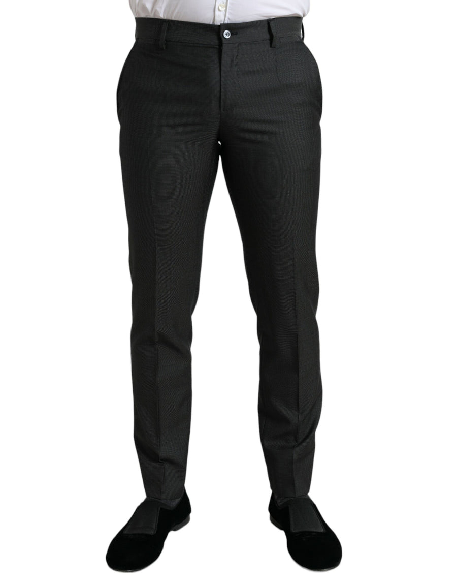 Dolce & Gabbana 52% Polyester trousers in gray