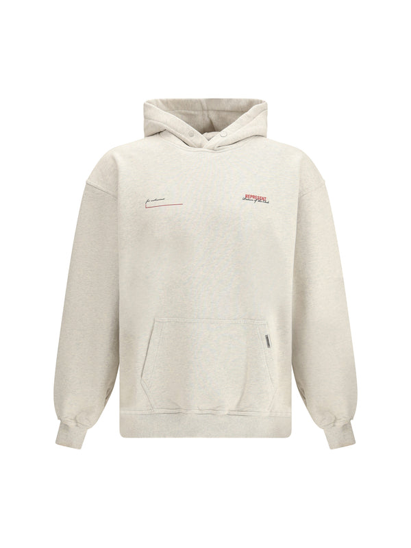 Represent 100% Cotton hoodie in beige